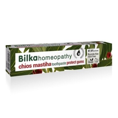 BILKA Homeopathy dantų pasta dantenų apsaugai CHIOS MASTIHA, 75 ml BILKA Homeopathy dantų pasta dantenų apsaugai CHIOS MASTIHA, 75 ml