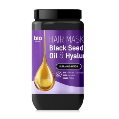 BIO NATURELL plaukų kaukė su juodgrūdžių aliejumi ir hialurono rūgštimi, 946 ml BIO NATURELL plaukų kaukė su juodgrūdžių aliejumi ir hialurono rūgštimi, 946 ml