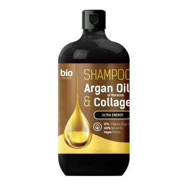 BIO NATURELL šampūnas plaukams su argano aliejumi ir kolagenu, 946 ml