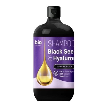 BIO NATURELL šampūnas plaukams su juodgrūdžių aliejumi ir hialurono rūgštimi, 946 ml BIO NATURELL šampūnas plaukams su juodgrūdžių aliejumi ir hialurono rūgštimi, 946 ml