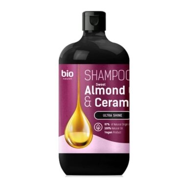 BIO NATURELL šampūnas plaukams su migdolų aliejumi ir keramidais, 946 ml