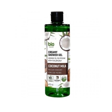 BIO NATURELL kreminė dušo želė Coconut Milk, 473 ml BIO NATURELL kreminė dušo želė Coconut Milk, 473 ml