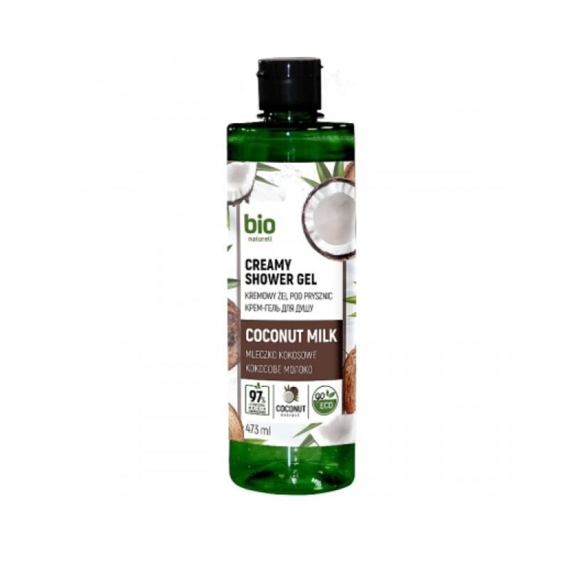 BIO NATURELL kreminė dušo želė Coconut Milk, 473 ml BIO NATURELL kreminė dušo želė Coconut Milk, 473 ml