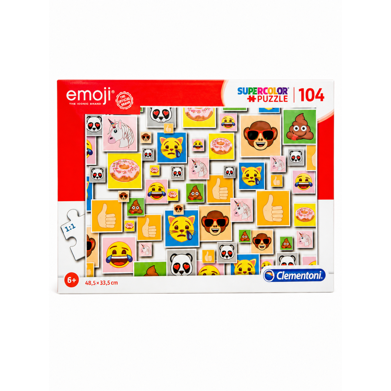 CLEMENTONI SuperColor Emoji dėlionė, 104 detalės CLEMENTONI SuperColor Emoji dėlionė, 104 detalės