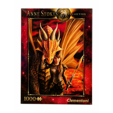 CLEMENTONI Anne Stokes Collection Drakonas dėlionė, 1000 detalių