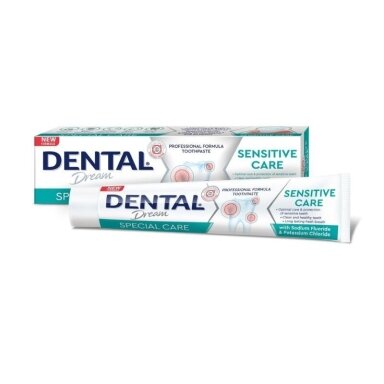 DENTAL DREAM dantų pasta Special care Sensitive, 75 ml