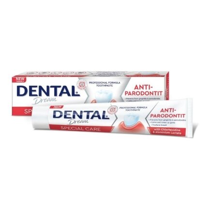 DENTAL DREAM dantų pasta Special care Anti-paradontit, 75 ml DENTAL DREAM dantų pasta Special care Anti-paradontit, 75 ml