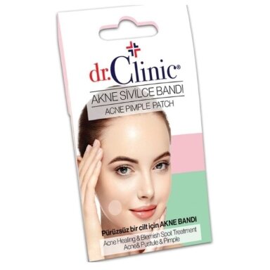 DR CLINIC pleistrai nuo spuogų Anti Acne, 10 vnt
