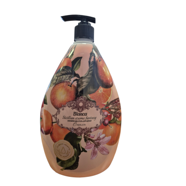 Dušo želė Bianca Sicilian Aroma Fantasy – Orange & Jojoba Oil, 1000 ml