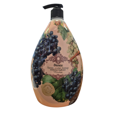 Dušo želė Bianca Tuscan Aroma Fantasy – Grape & Shea Butter, 1000 ml