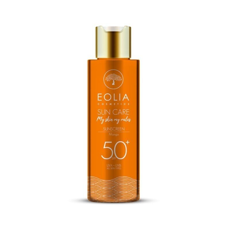 EOLIA apsauginis veido ir kūno losjonas SPF 50+ mangų aromato Mango, 150 ml
