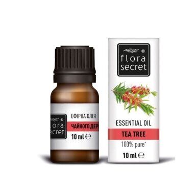 FLORA SECRET arbatmedžių eterinis aliejus, 10 ml FLORA SECRET arbatmedžių eterinis aliejus, 10 ml