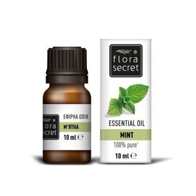 FLORA SECRET mėtų eterinis aliejus, 10 ml FLORA SECRET mėtų eterinis aliejus, 10 ml