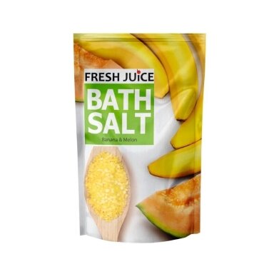 FRESH JUICE vonios druska Banana & Melon, 500 g FRESH JUICE vonios druska Banana & Melon, 500 g