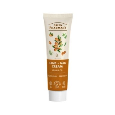 GREEN PHARMACY kremas rankoms ir nagams Argano aliejus, 100 ml