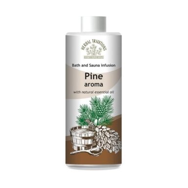 HERBAL TRADITIONS aromatinis antpilas vonioms, saunoms ir pirtims Pine, 500 ml HERBAL TRADITIONS aromatinis antpilas vonioms, saunoms ir pirtims Pine, 500 ml