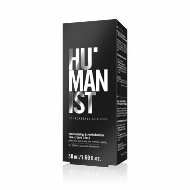 HUMANIST kremas veidui vyrams gaivinamasis 3in1, 50 ml