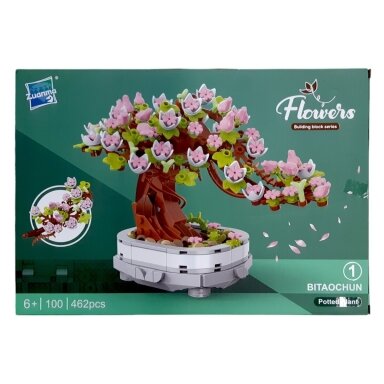 Kaladėlės Gėlių medis - Bonsai, 462 det.