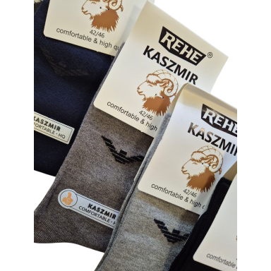 Kašmyrinės kojinės – 90 % kašmyras, 10 % elastanas