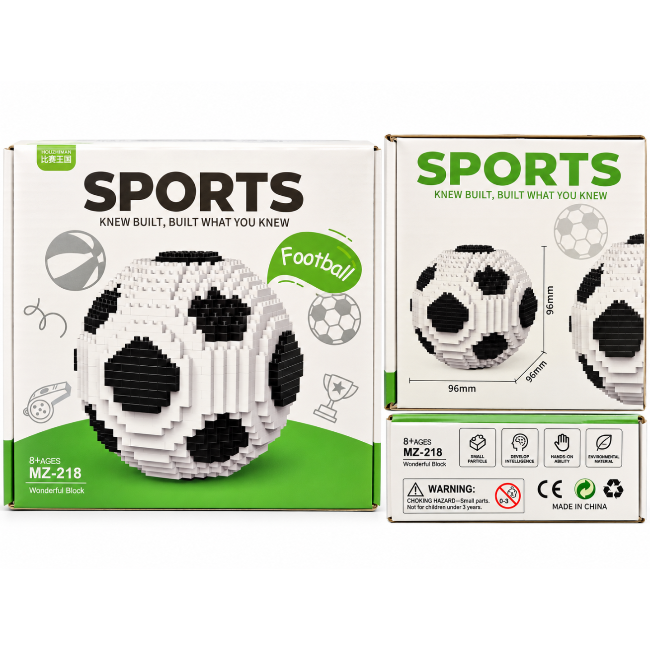 Konstruktorius „Futbolo kamuolys“ MZ-218, 8+