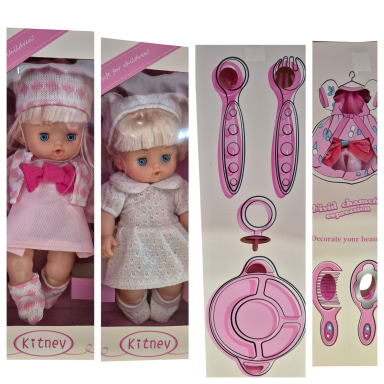 Lėlė „Kitney“ su priedais – parenkama atsitiktinai