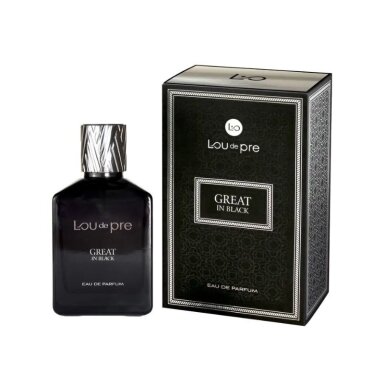 LOU DE PRE parfumuotas vanduo vyrams Great in Black, 90 ml