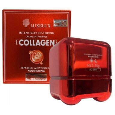 LUXELUX „COLLAGEN“ veido kremas su kolagenu ir SPF 30, 50 g