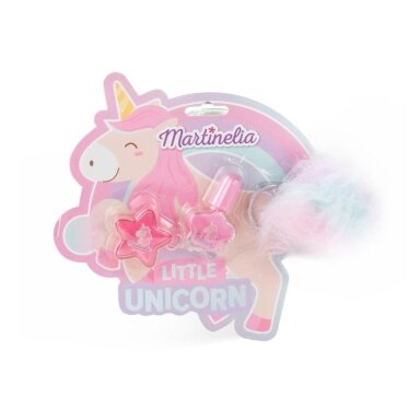 MARTINELIA kosmetikos rinkinys Little Unicorn (1 nagų lakas, 1 lūpų balzamas, pakabukas) MARTINELIA kosmetikos rinkinys Little Unicorn (1 nagų lakas, 1 lūpų balzamas, pakabukas)