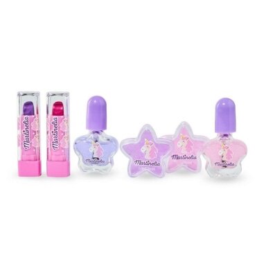 MARTINELIA kosmetikos rinkinys Little Unicorn (2 nagų lakai, 2 lūpų balzamai, 2 lūpdažiai) MARTINELIA kosmetikos rinkinys Little Unicorn (2 nagų lakai, 2 lūpų balzamai, 2 lūpdažiai)