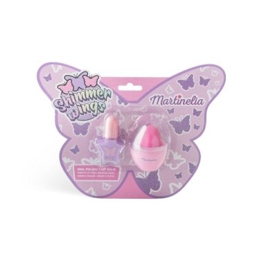 MARTINELIA kosmetikos rinkinys Shimmer Wings (1 nagų lakas, 1 lūpų balzamas) MARTINELIA kosmetikos rinkinys Shimmer Wings (1 nagų lakas, 1 lūpų balzamas)