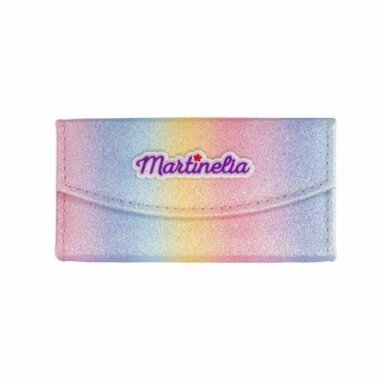 MARTINELIA makiažo rinkinys Shimmer Paws piniginė (21 šešėliai, 5 skaistalai ir bronzantai, 3 blizgesiai, aplikatoriai, šepetėlis)