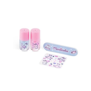 MARTINELIA nagų dailės rinkinys Yummy (2 nagų lakai, 1 dildė, lipdukai Zuikis) MARTINELIA nagų dailės rinkinys Yummy (2 nagų lakai, 1 dildė, lipdukai Zuikis)