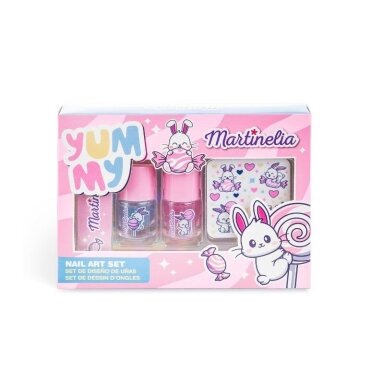 MARTINELIA nagų dailės rinkinys Yummy (2 nagų lakai, 1 dildė, lipdukai Zuikis) MARTINELIA nagų dailės rinkinys Yummy (2 nagų lakai, 1 dildė, lipdukai Zuikis)