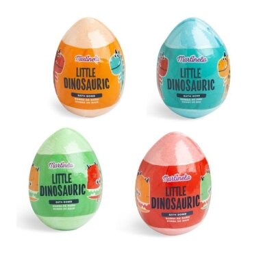 MARTINELIA vonios burbulas kiaušinio formos su siurprizu viduje Little Dinosauric, 100 g MARTINELIA vonios burbulas kiaušinio formos su siurprizu viduje Little Dinosauric, 100 g