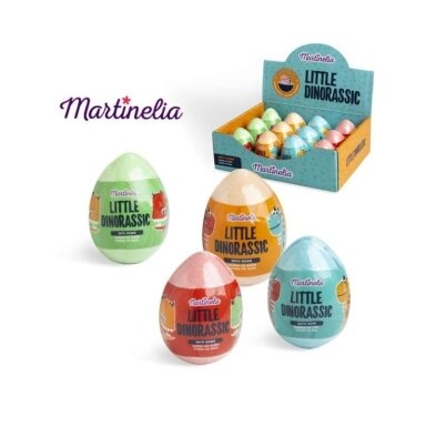 MARTINELIA vonios burbulas kiaušinio formos su siurprizu viduje Little Dinosauric, 100 g MARTINELIA vonios burbulas kiaušinio formos su siurprizu viduje Little Dinosauric, 100 g