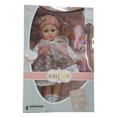 Miela lėlė Cufan, 38 cm Miela lėlė Cufan, 38 cm