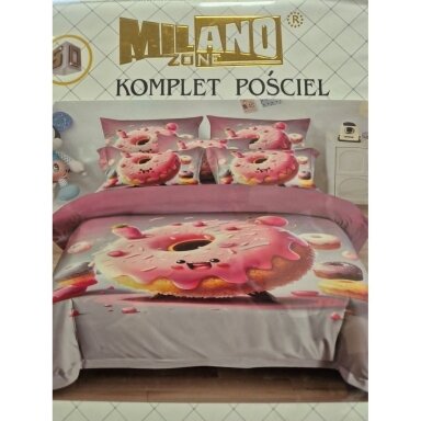 Milano patalynės komplektas (4 dalių) – satino medvilnė Milano patalynės komplektas (4 dalių) – satino medvilnė