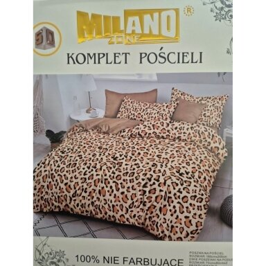 Milano Zone 4 dalių patalynės komplektas – leopardinis raštas Milano Zone 4 dalių patalynės komplektas – leopardinis raštas