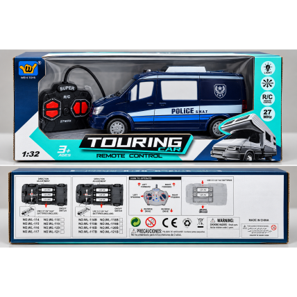 Nuotoliniu būdu valdomas policijos mikroautobusas „Police S.W.A.T.“ 1:32, 27 MHz Nuotoliniu būdu valdomas policijos mikroautobusas „Police S.W.A.T.“ 1:32, 27 MHz