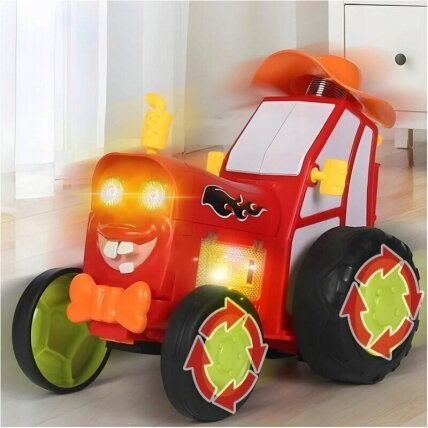 Nuotoliniu būdu valdomas šokinėjantis traktorius „Crazy Jumping Car“ 1
