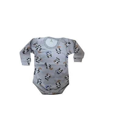Pilkas su panda smėlinukas