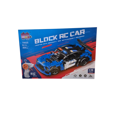 RC Konstruktorius „Police Patrol Car“ – 404 detalių, 2.4 GHz valdymas, 1:16 skalė