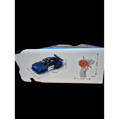 RC Konstruktorius „Police Patrol Car“ – 404 detalių, 2.4 GHz valdymas, 1:16 skalė