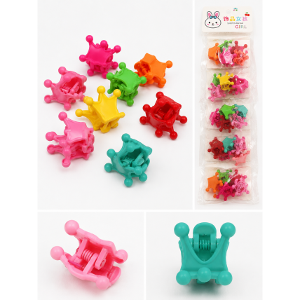 Mini plaukų segtukai „Karūnėlės“ – 5 vnt. Mini plaukų segtukai „Karūnėlės“ – 5 vnt.