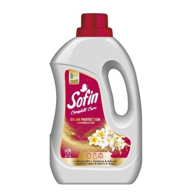 SOFIN Complete Care skystas skalbiklis spalvotiems skalbiniams Color Protection, 1,5
