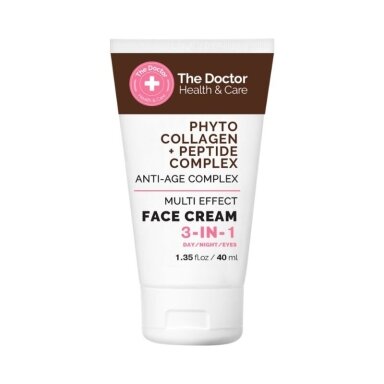 THE DOCTOR veido kremas Anti Age 3 in 1 Fitokolageno-peptidų kompleksas, 40 ml