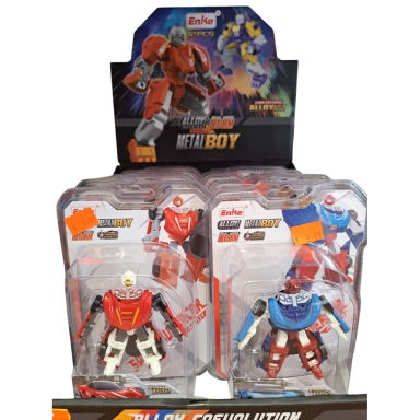 Transformuojamas žaislas – METAL BOY (2in1 robotas – automobilis)