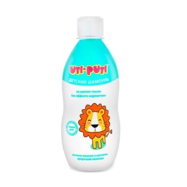 UTI PUTI vaikiškas šampūnas su avižų pieneliu ir kviečių gemalų proteinais, 200 ml