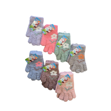 Vaikiškos pirštuotos pirštinės „Būklė siūliukai“ (15 cm, 3–5 m.)