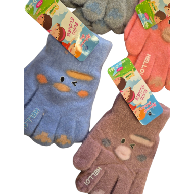 Vaikiškos pirštuotos pirštinės „HELLO“ (11 cm, 1–2 m.)
